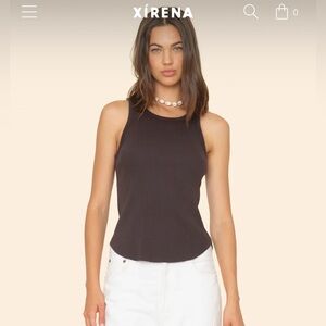 Xirena lalla tank top in vintage black